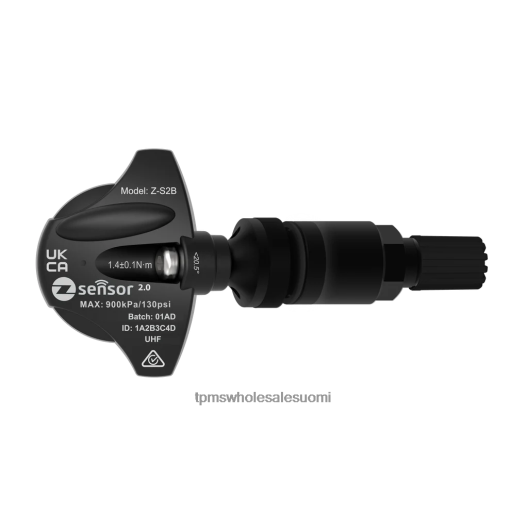 mazda oe vaihto tpms anturi - oe p/n bbm237140b, gn3a37140b taajuus 315mhz TNNR1011 TPMS suomi metallinen venttiilivarsi - musta